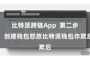 比特派跨链App  第二步：创建钱包怒放比特派钱包诈欺后