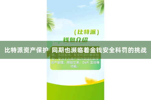 比特派资产保护  同期也濒临着金钱安全科罚的挑战