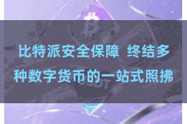 比特派安全保障  终结多种数字货币的一站式照拂